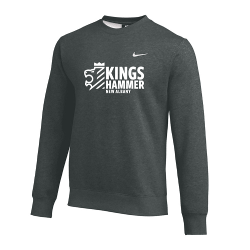 NEW ALBANY NIKE ANTHRACITE CREWNECK