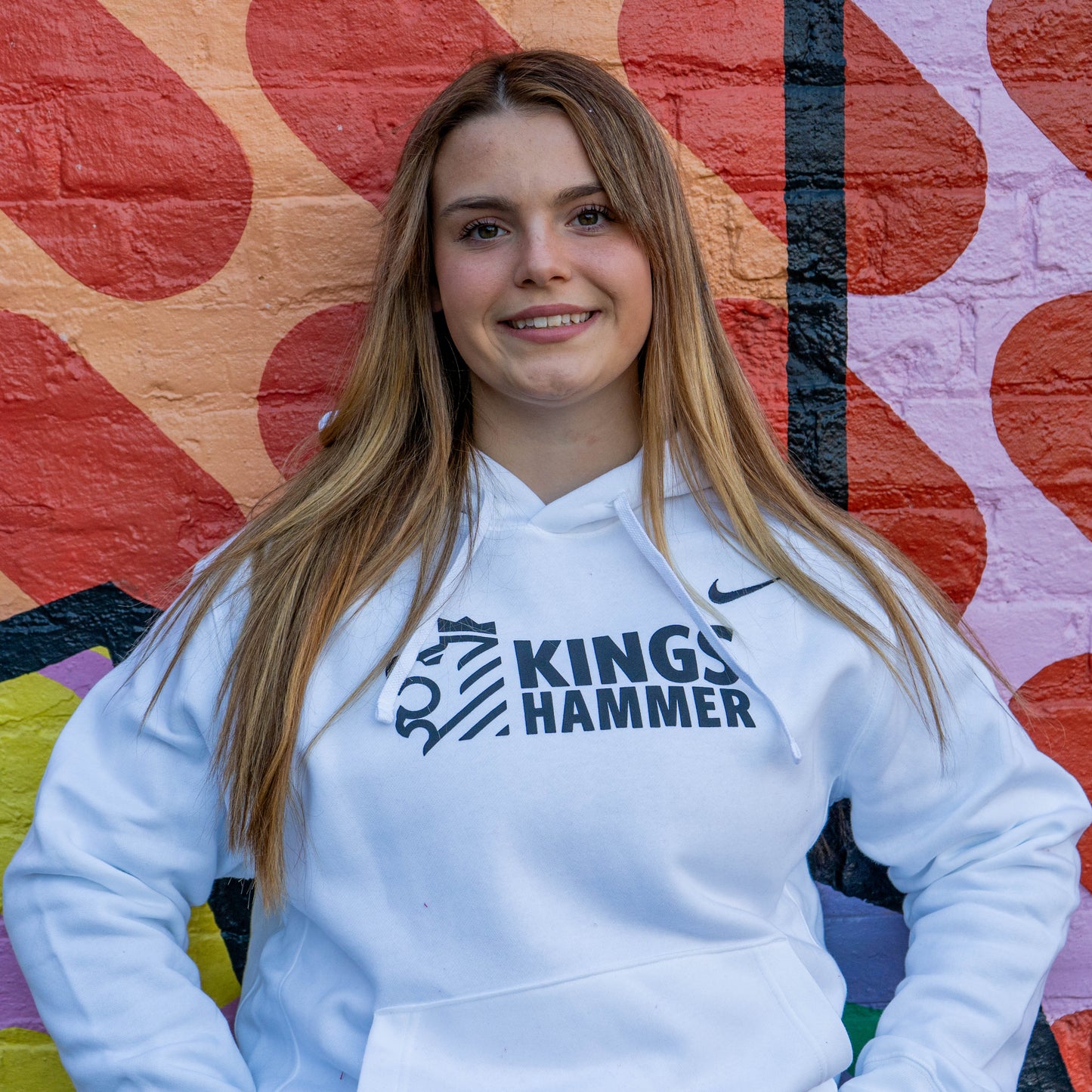 KINGS HAMMER WHITE NIKE CLUB HOODIE