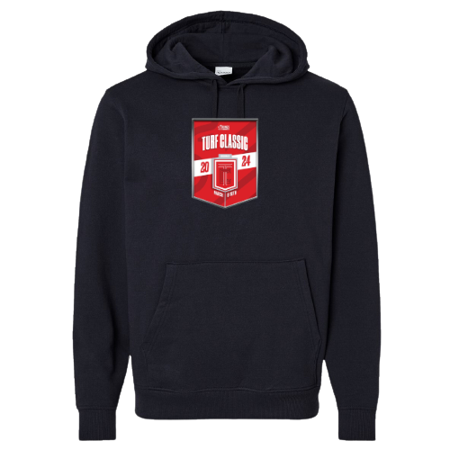 RED LOGO TURF CLASSIC HOODIE Kings Hammer Shop