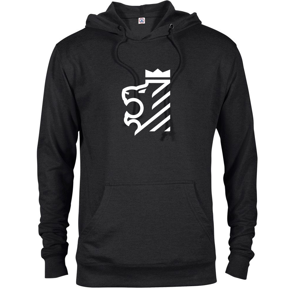 BLACK LION HEAD HOODIE