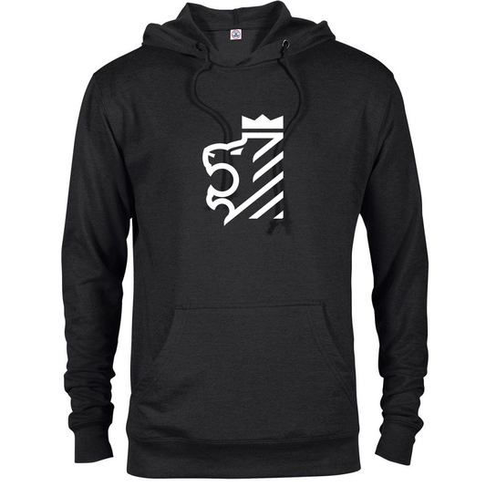 BLACK LION HEAD HOODIE