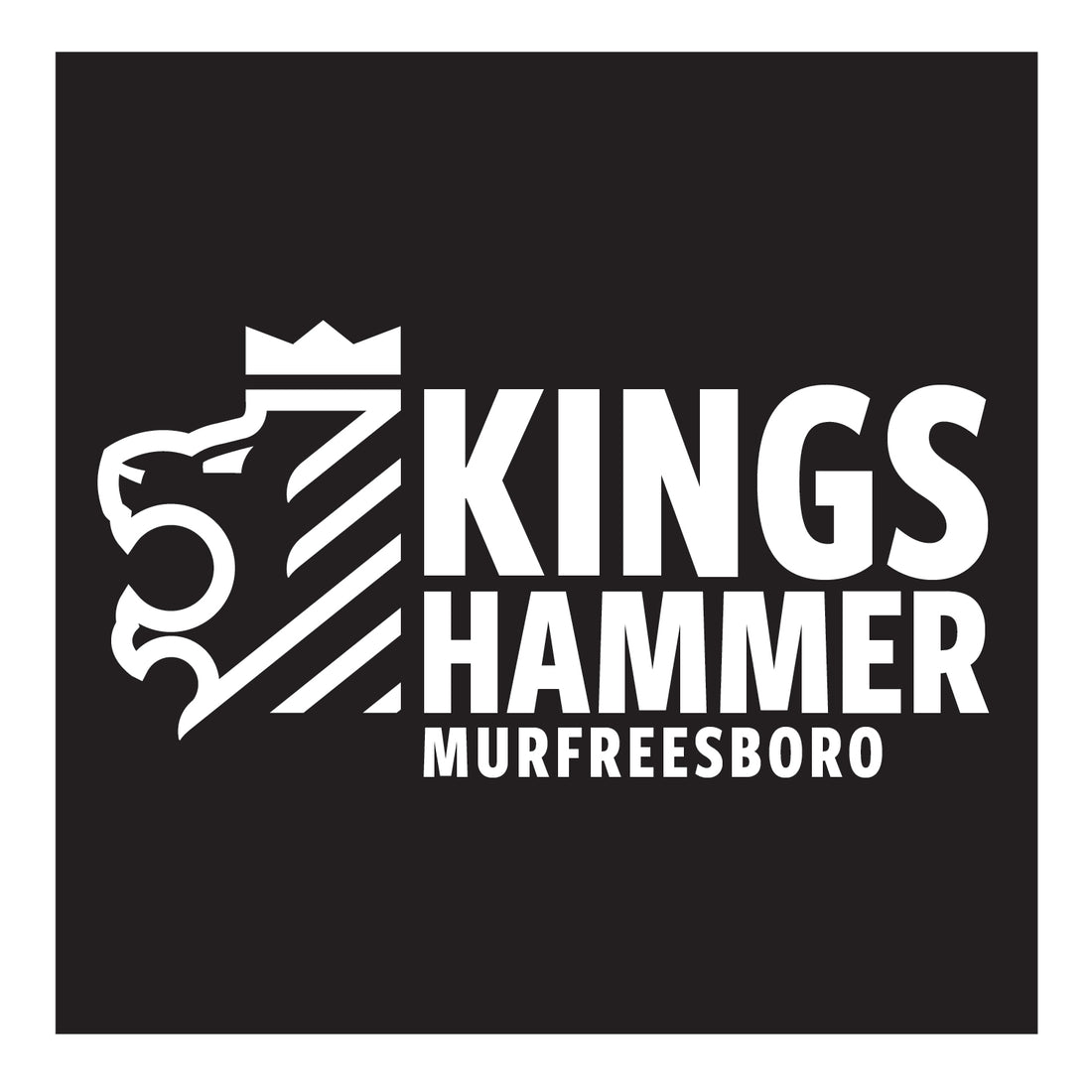 BLACK KINGS HAMMER MURFREESBORO HOODIE Kings Hammer Shop